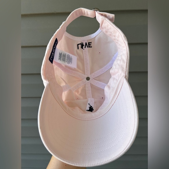 Polo Ralph Lauren PINK / Dark Blue Pony  Unisex Hat - Picture 6 of 9